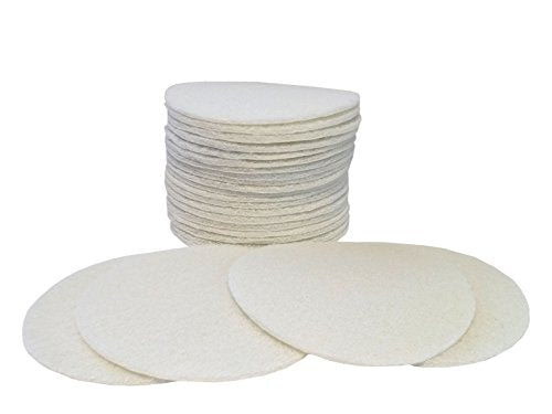 Starcke Scouring Pads, 5 inch 25 Pack Sanding Pads, White Automotive Sandpaper for Automotive Paint & Paint Supplies, Non Abrasive Auto Body Supplies, Aluminum Oxide Surface Conditioning Scuff Pad - color: Non Abrasive/Polishing, size: 25 Pack