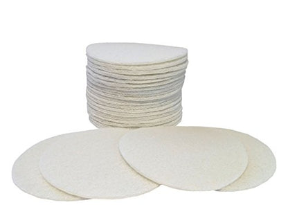 Starcke Scouring Pads, 5 inch 25 Pack Sanding Pads, White Automotive Sandpaper for Automotive Paint & Paint Supplies, Non Abrasive Auto Body Supplies, Aluminum Oxide Surface Conditioning Scuff Pad - color: Non Abrasive/Polishing, size: 25 Pack