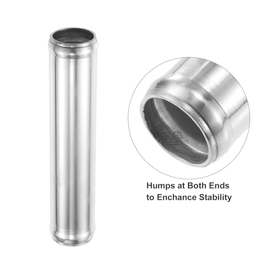 ACROPIX 32mm 1.25" OD 6" 152mm Length Universal Car Aluminum Alloy Intercooler Pipe Straight Air Intake Tube - Pack of 2 - size: OD 1.25"