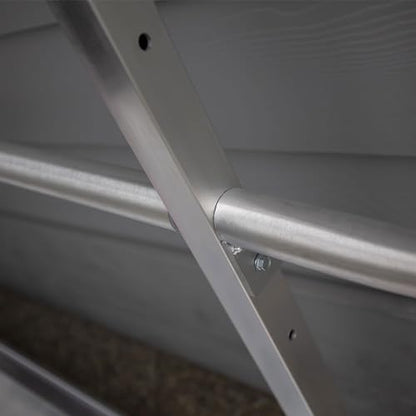 EZ-ACCESS - Portable Wheelchair Ramp and Aluminum Ramp with Handrails - Heavy Duty Mobility Device, Handicap Ramp with Solid Surface for Steps, Home Access & Vehicle Transport - 3G 3-Foot - size: 36 Inch (Pack of 1), style: Ramp + two-line rail