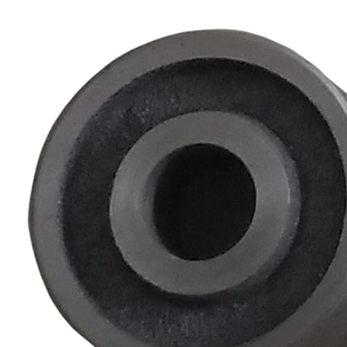 Front Wheel Metal Caster Spare Parts Replacement with 20mm Hole for 3T Hydrauli Horizontal Jack Accessory Black Sturdy, 62mm