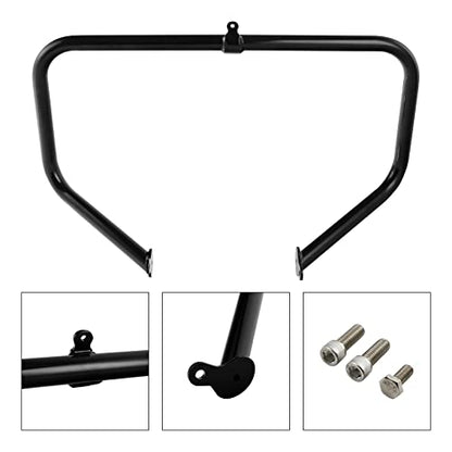 TCT-MOTORPARTS Gloss Black Engine Guard Highway Crash Bar for Harley Road King FLHR Street Glide FLHX 2009-2023; Special FLHXS FLHTK CVO Limited FLHTKSE Tri Glide Ultra FLHTCUTG 2014-2023 - color: Gloss Black(1.25'')