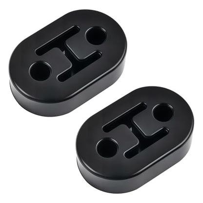 evil energy Exhaust Hanger, 2-Hole Universal Muffler Hanger, Reduces Vibration & Noise, EPDM Rubber Exhaust Bushing, 4PCS - style: 2 Holes