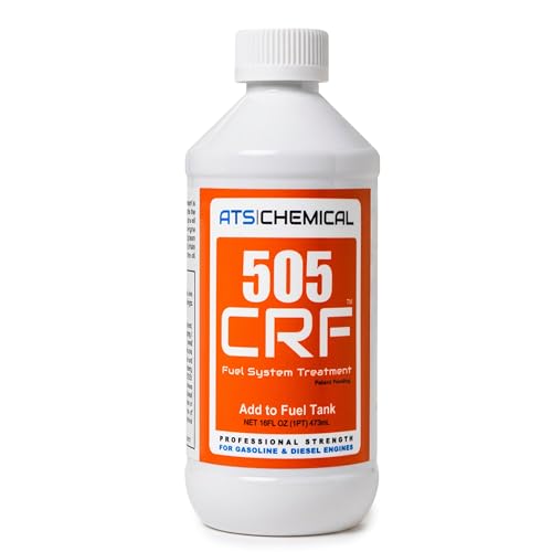 ATS Chemical 505 CRF Fuel System Treatment - 16 oz Powerful Carbon & Injector Cleaner for Gasoline & Diesel Engines - Help Boost MPG, Restore Power, & Reduce Emissions - Easy Pour Bottle - style: 505CRF Fuel System Cleaner 16 FL OZ