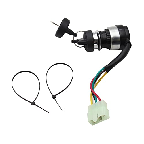5 Pin Wire Go Kart Ignition Key Switch for UTV ATV TaoTao SUNL 50cc 70cc 90cc 110cc 125cc 150cc 200cc 250cc