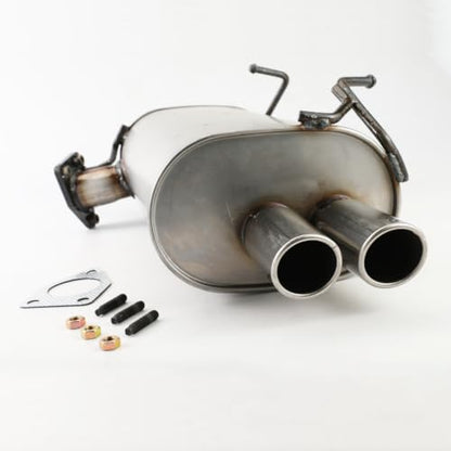 409 Stainless Steel Rear Exhaust Muffler for OUTLANDER 2007-2013 3.0L E35H - size: For 2007-2013 OUTLANDER 3.0L