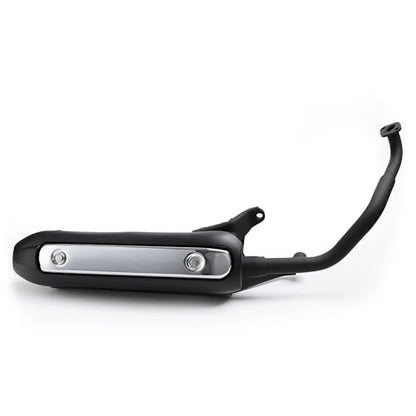 Minho Muffler Exhaust Header Tail Pipe Fits for Gy6 125cc 150cc TaoTao Vitacci Spark Zoom 150 Gas Engine Scooters Ideal for Moped Gator 150 f2 Riders