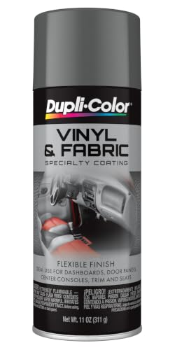 Dupli-Color Vinyl & Fabric Spray, Charcoal Gray, 11 oz - color: Charcoal Gray, size: 1 Count (Pack of 1)
