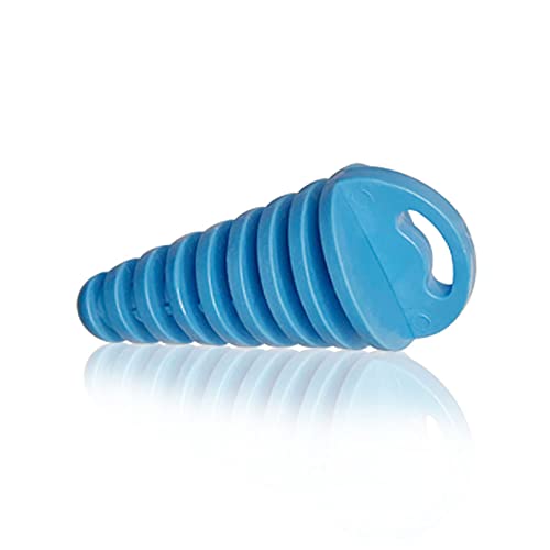 0.6"-1.5" Wash Plugs, Mufflers Exhaust Silencer Motorcycle Dirt Bike,Blue - color: Blue