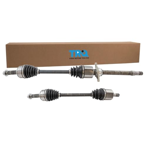 TRQ Front 2 Piece CV Axle Shaft Assembly Set - style: CSA64053