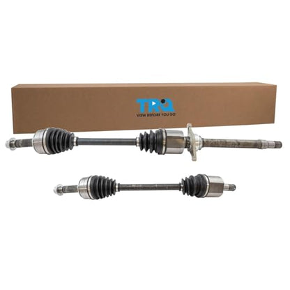 TRQ Front 2 Piece CV Axle Shaft Assembly Set - style: CSA64053