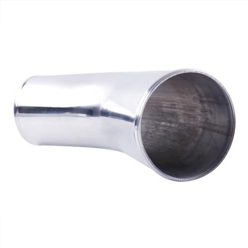 Aluminum Pipe Tube Intercooler Hose 45 Degree OD102mm(4"), 6061 Aluminu Air Intake Tube, Length 11.8" (300mm), Thickness 2 mm - size: OD102(4"), style: 45 Degree