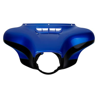 HR3 Candy Cobalt/Indigo Ink Batwing Outer Fairing Body + Vent Trim Compatible with 2017 CVO Street Glide FLHXSE - color: Candy Cobalt / Indigo Ink