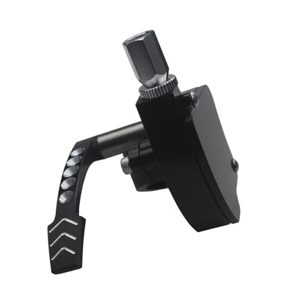 Motorcycle 7/8" 22mm CNC Billet Throttle Thumb Assembly Controller for TRX400EX TRX 250/450R ltr450 ltz400 Dirt Pit Bike ATV UTV (CNC-Black)