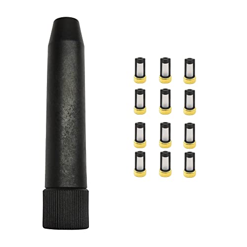 HiSport Fuel Injector Micro Filter Removal Tools with 12 pcs CF-101 - size: Removal Tool + 12 Filter