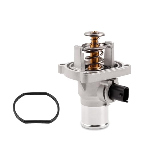 Engine Coolant Thermostat Housing Assembly for 1.8L Cruze Trax Sonic - size: 902821(Upgrade Aluminum)