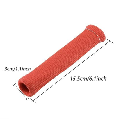 Red Spark Plug Wire Heat Shield Spark Plug Wire Heat Shield Sleeve Spark Plug Boot Protector Boots Wrap for SBC BBC 350 454 8PCS Plug Wire Covers - 2500F High Temp Protection - color: Red