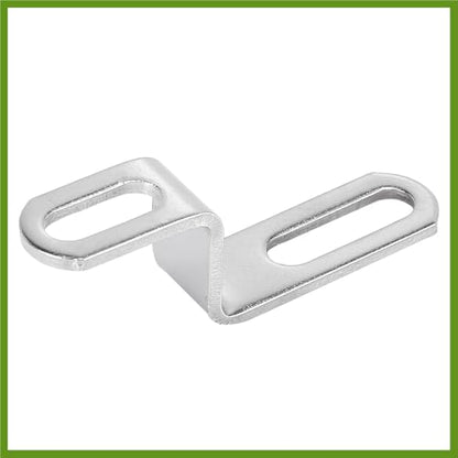20mm 30mm 0.8" 1.18" Motorcycle Exhaust Pipe Bracket Z Shape Muffler Mounting Clamp Stainless Steel Silver Tone Vehicle Components