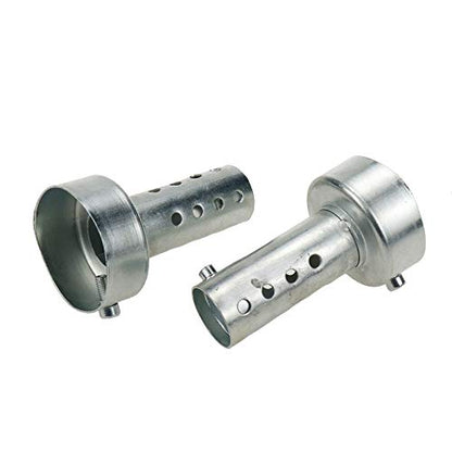 Modengzhe 2 Pcs 48mm Motorcycle Exhaust Pipe Muffler 3.2-Inch Length