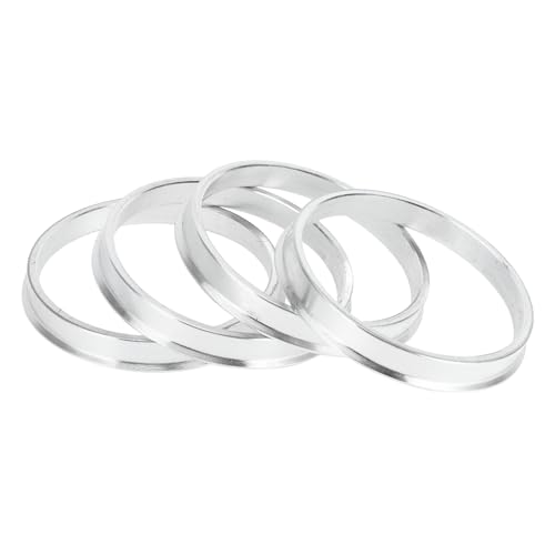 Hub Centric Rings, 66.6mm ID to 72.6mm OD Vehicle Wheel Hubrings Aluminum Alloy, 4 Pcs - size: 66.6mm to 72.6mm
