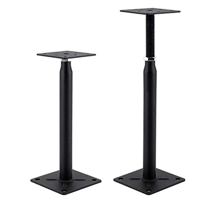 Mini Screw Jack, 10'' to 13'', Telescoping Floor Joist Support Jack, Black, 2-Pack - size: 10"-13"