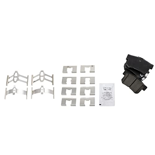 TRQ Front and Rear Brake Pad and Rotor Set Ceramic G Coated Rotors