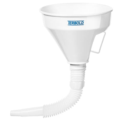 Automotive Flex Funnel with Hose (White) - color: White