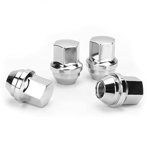 SUCOSO 20pcs M14x1.5 Lug Nuts Chrome,OEM Factory Style 7/8" Hex 1.5" Height - color: Silver, size: M14x1.5