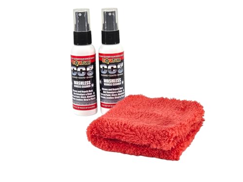 CCS Multi Surface Cleaner - Bug Remover for Motorcycles, Cars, Trucks, RVs, Boats - Clear Coat Ceramic Alternative - Top Coat Shine and Protection Technology (2 pack 2 oz w/towel) - size: 4 Fl Oz (Pack of 1)