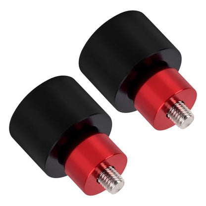 Crash Bar Slider Ends Frame Sliders Fit for Harley M12 Screw - color: #2 Red