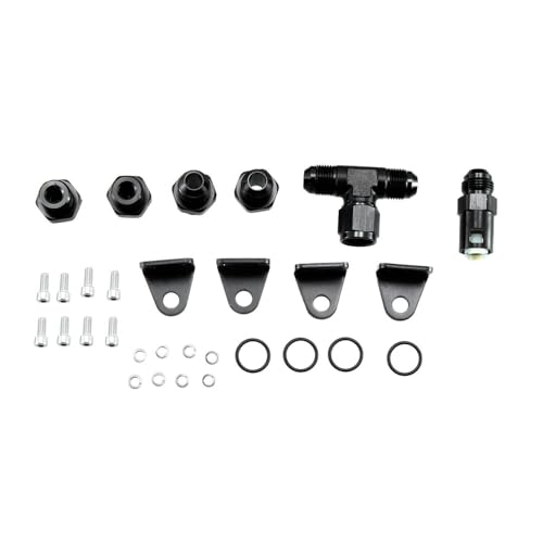 LS1 LS6 8AN Fuel Rails Kit, High Flow Fuel Rail with Fittings