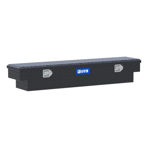 UWS EC10893 59-Inch Matte Black Heavy-Wall Aluminum UTV Tool Box, RigidCore Lid