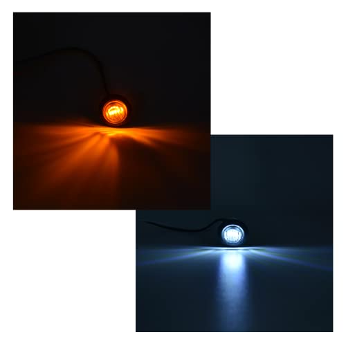 Universal ATV UTV SXS Turn Signal Horn Kit Street Legal Kit Handlebar Thumb Switch with LED Lights Flasher Relay Blinker Harness System (Kit N)