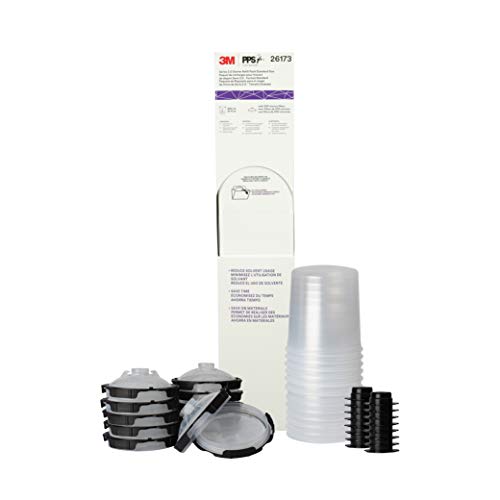 3M PPS 2.0 Paint Spray Gun System Refill Kit with Lids and Liners, 26173 - size: 22 oz (Standard)