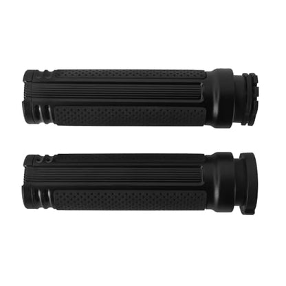 1 Inch Cable Throttle Handlebar Grips Motorcycle Hand Grips - color: #7 Black