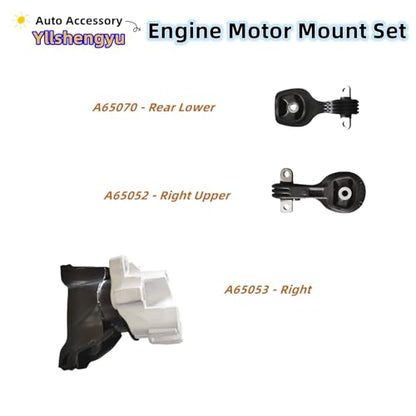 Engine Motor Mount Kit for CR-V 2012 2013 2014 L4 2.4L - size: CR-V 2012-2014 L4 2.4L