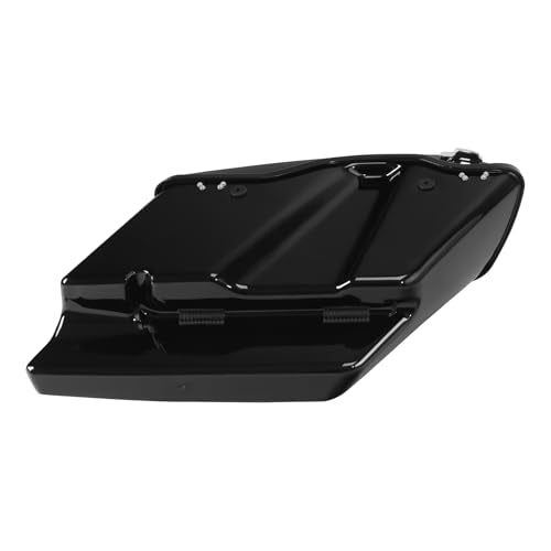 TCT-MOTORPARTS 5" Extended Hard Saddlebags 5" x 7" Speakers Cutout Fit For Harley 2014-2024 Touring Road King, Road Glide, Street Glide, Electra Glide, Ultra-Classic - color: 5" Extended Saddlebags w/5x7" Speakers Lids
