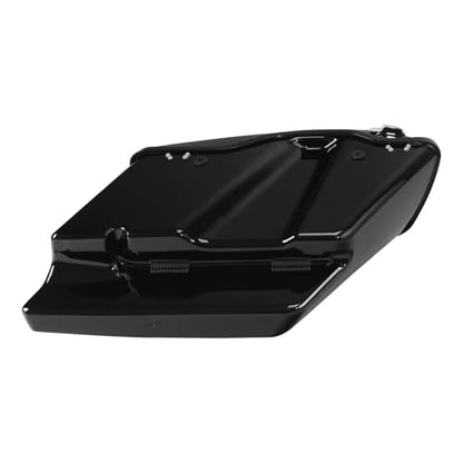 TCT-MOTORPARTS 5" Extended Hard Saddlebags 5" x 7" Speakers Cutout Fit For Harley 2014-2024 Touring Road King, Road Glide, Street Glide, Electra Glide, Ultra-Classic - color: 5" Extended Saddlebags w/5x7" Speakers Lids