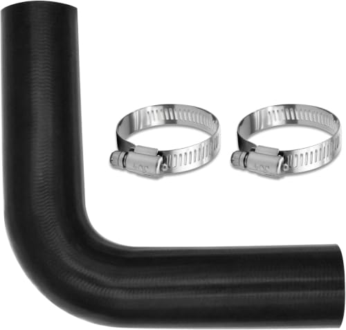 1.75" Silicone Coolant Air Hose (15.8" Length) with 2 Clamps - Industrial Hydraulic Turbo Pipe Elbow Radiator Hose (1 3/4" ID 90 Degree) - size: 1.75" ID 90 Degree