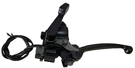 7/8" 22mm Thumb Throttle Cable with Dual Brake Lever Assembly Fits for 50cc 70cc 90cc 110cc 125cc 150cc 200cc & 250cc Kart Quad Bike Buggy