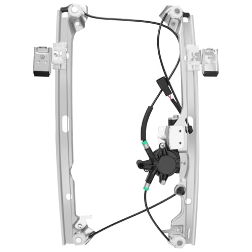 Front Driver Side Power Window Regulator with Motor fit for 2007 2008 2009 2010 2011 2012 2013 Chevy Silverado 1500 2500 3500 HD Avalanche Suburban Tahoe, GMC Sierra Yukon XL, Left, 741-442 - style: Front Driver Side