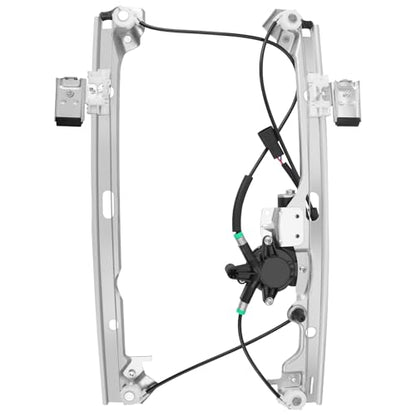Front Driver Side Power Window Regulator with Motor fit for 2007 2008 2009 2010 2011 2012 2013 Chevy Silverado 1500 2500 3500 HD Avalanche Suburban Tahoe, GMC Sierra Yukon XL, Left, 741-442 - style: Front Driver Side