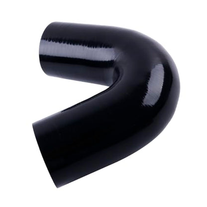 135 Degree ID 3"(76mm) Elbow Silicone Hose Intake Intercooler Coupler 3 inch Pipe,Length 102mm One Leg,4-Ply Thickness 5.4 mm - size: 135ID76(3")