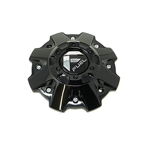 Fuel 1PC FUEL 5/6 LUG GL-BLK CAP (FLAT BOTTOM) - 1001-81GB