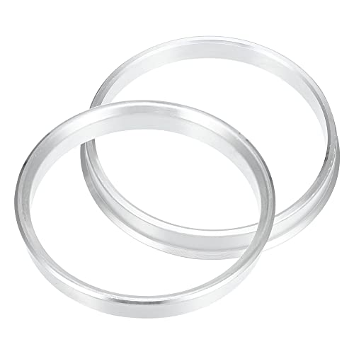 X AUTOHAUX 4pcs OD 72.6mm to ID 66.9mm Aluminum Alloy Hub Centric Rings - size: 72.6mm-66.9mm