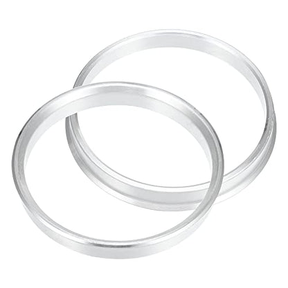 X AUTOHAUX 4pcs OD 72.6mm to ID 66.9mm Aluminum Alloy Hub Centric Rings - size: 72.6mm-66.9mm