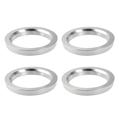 X AUTOHAUX 4pcs Aluminium Alloy Hub Centric Rings Wheel Bore Center Spacer - size: 56.6mm