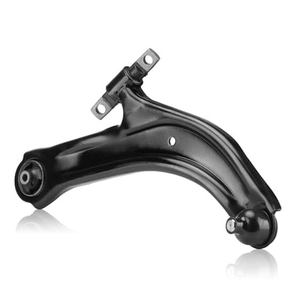 Front Lower Control Arm w/Ball Joint for Nissan Sentra 2007-2012, Stabilizer/Sway Bar + Outer & Inner Tie Rod End Link, 8Pcs Suspension Kit K620373 K620374 K750096 ES800575 ES800574 EV800820