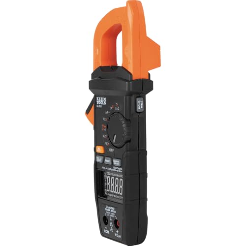Klein Tools CL810 Digital Clamp Meter, 600A AC/DC Auto Ranging & Worklight - size: 1000V/600A