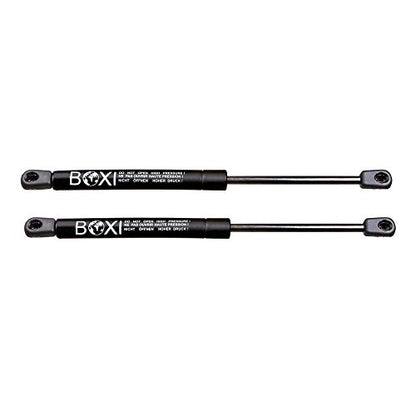 Qty(2) BOXI 6914 Universal Lift Supports Struts Shocks Extended Length: 7.50 Inches, Compressed Length: 5.5 Inches, Force: 82 Lbs, 10mm Ball Socket Struts 6914
